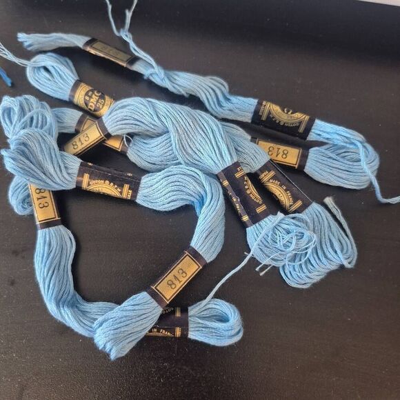 Quilt Blocks for Hand quilting, Vintage 1980, 12 squares, 22 embroidery floss - Picture 12 of 12